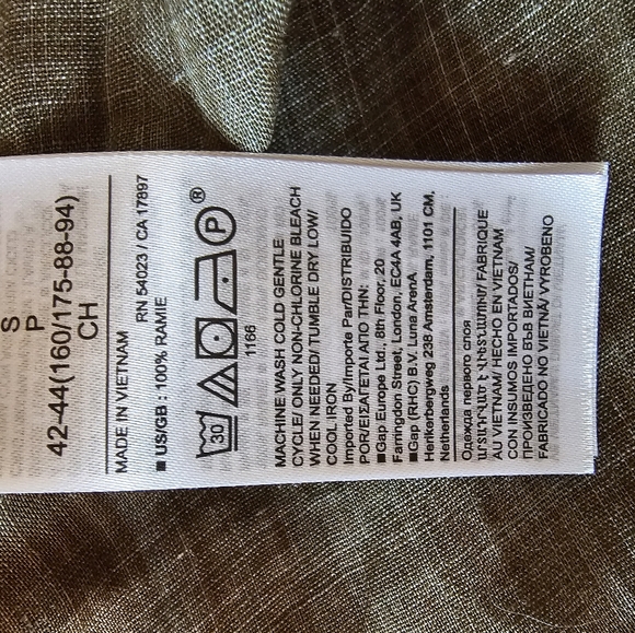 BANANA REPUBLIC BLOUSE NVR WORN TAGS ATTACHED - Picture 5 of 5